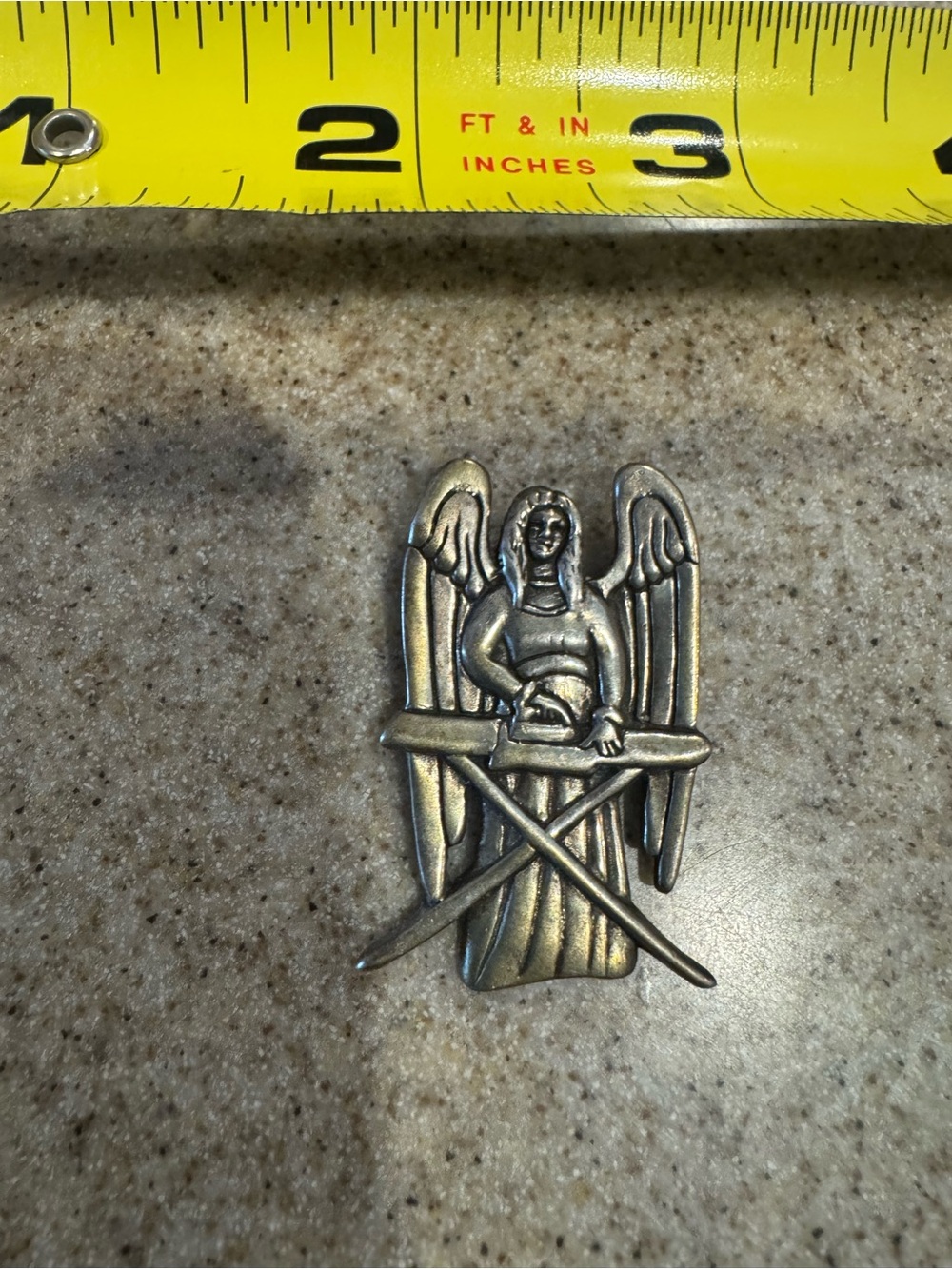 H & H de Matteo 925 Sterling Angel pin